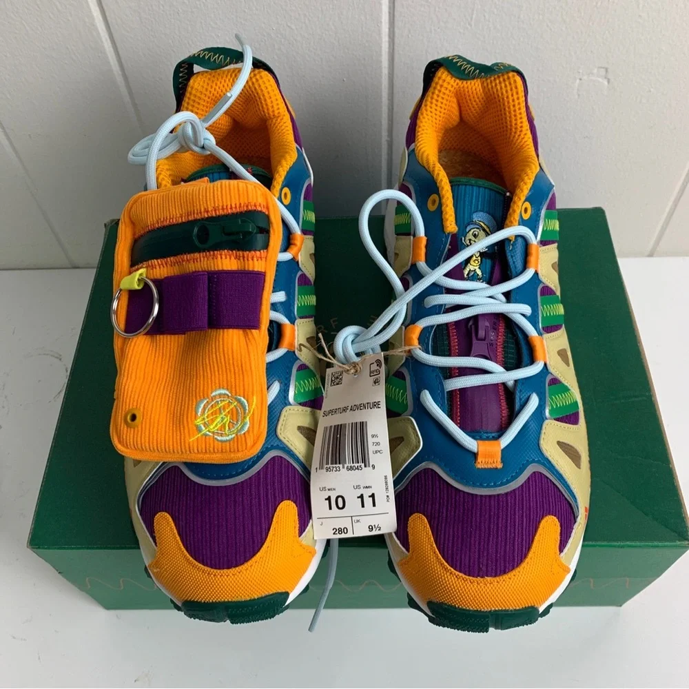 Adidas Superturf Adventure x Sean Wotherspoon Disney Jiminy Cricket SIZE 10 NEW - Picture 1 of 9